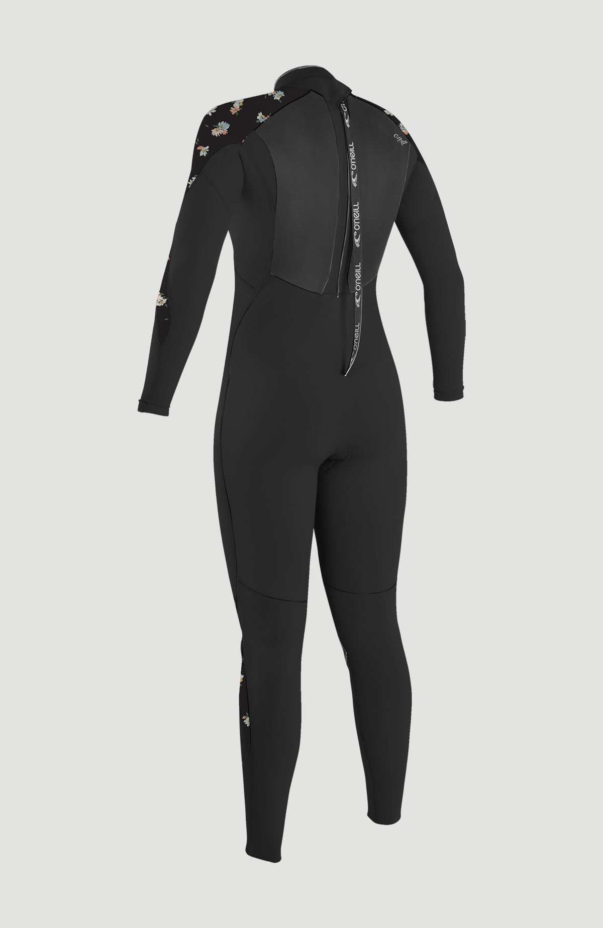 Epic 4/3mm Back Zip Full Wetsuit | BLACK/BLACK/CINDY DAISY