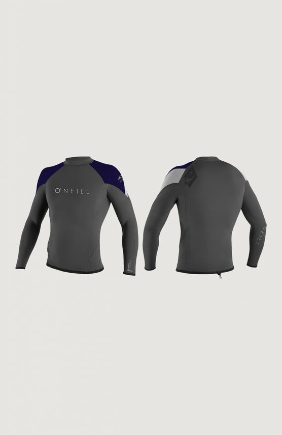 Hyperfreak 1.5mm Long Sleeve Crew | Grey