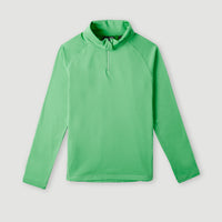 Trui Clime Fleece met halve rits | Luminous Green