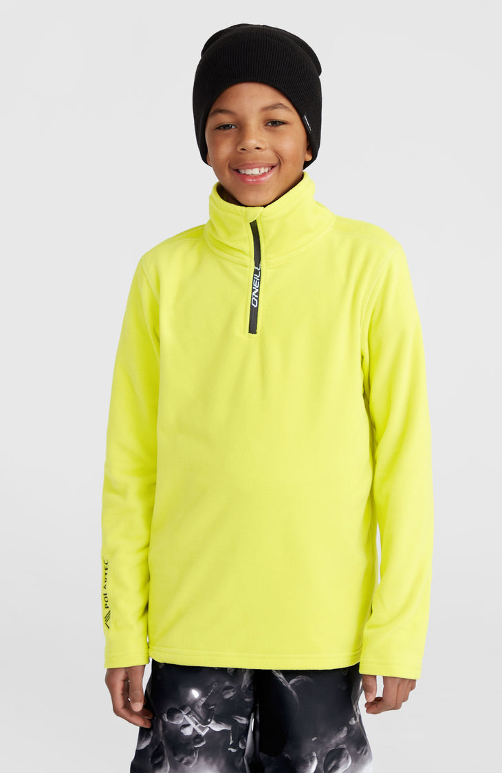 Jack's Polartec® 100 fleecetrui met halve rits | Luca Lime