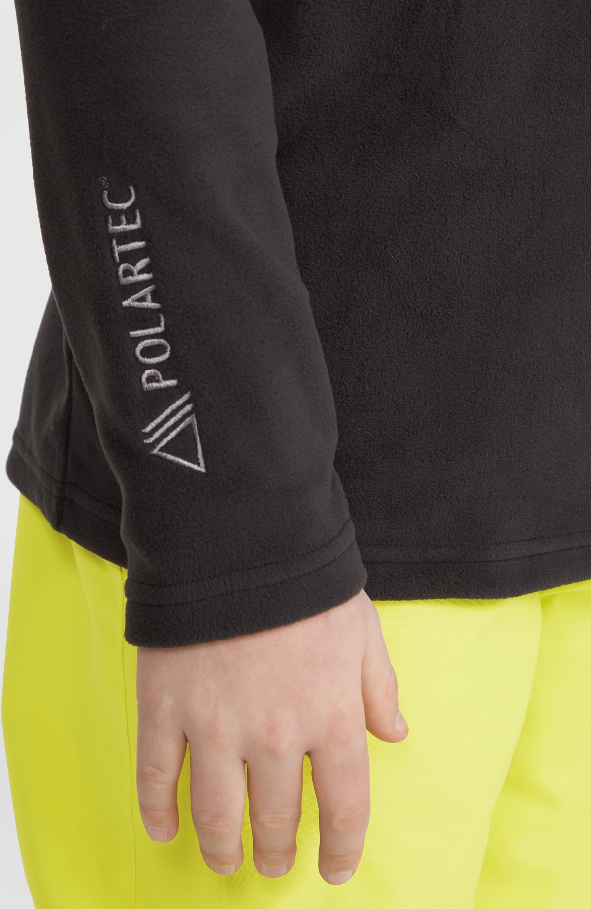 Jack's Polartec® 100 fleecetrui met halve rits | Black Out