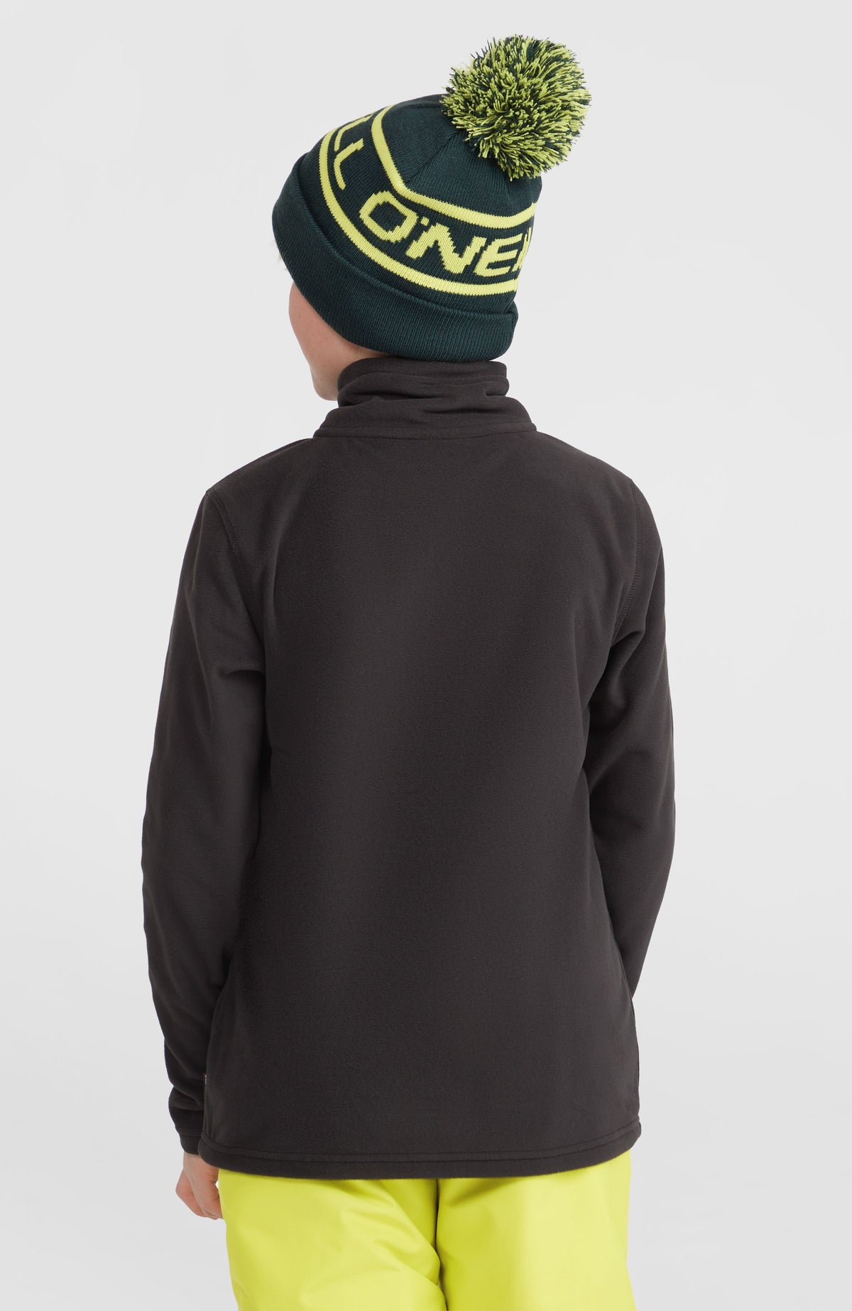 Jack's Polartec® 100 fleecetrui met halve rits | Black Out