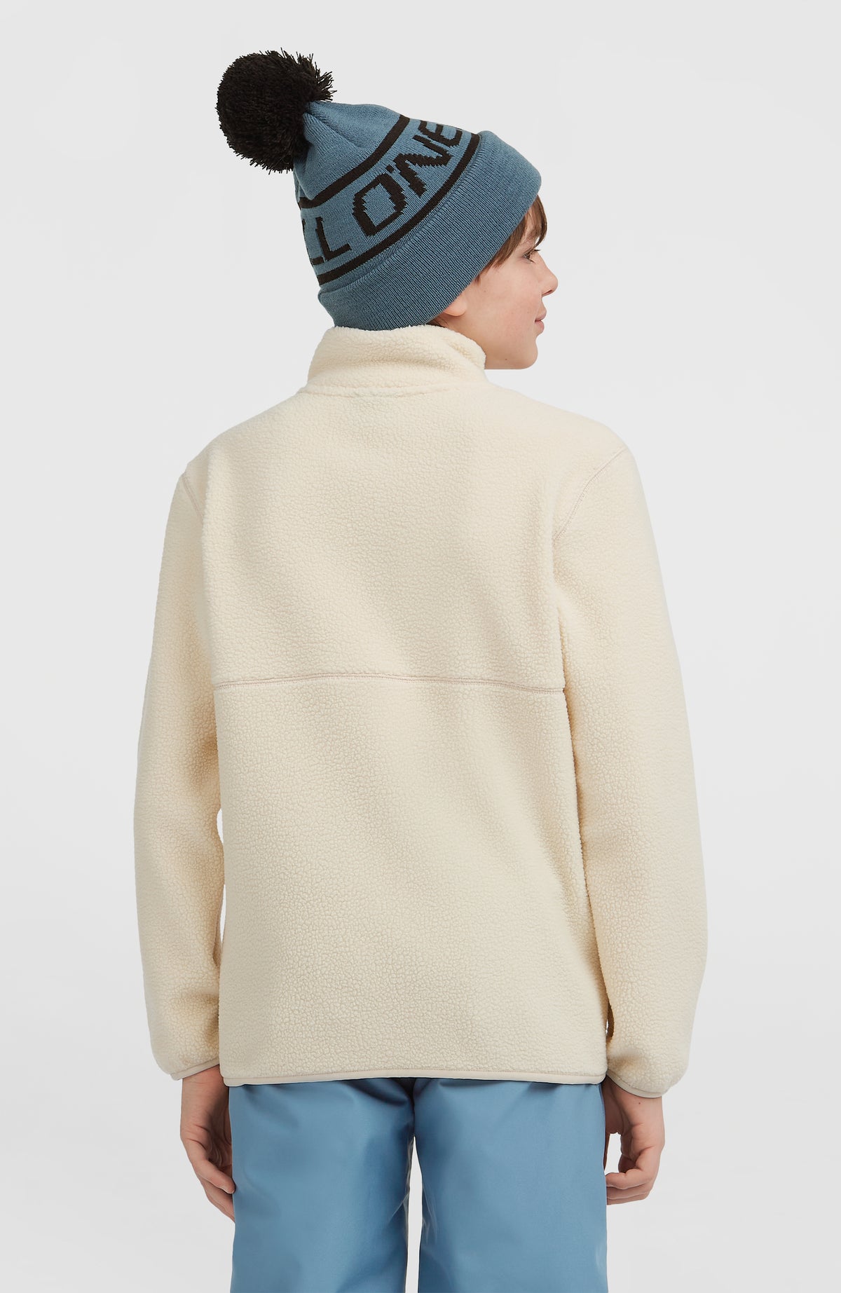High-Pile fleecevest met volledige rits | Macaron