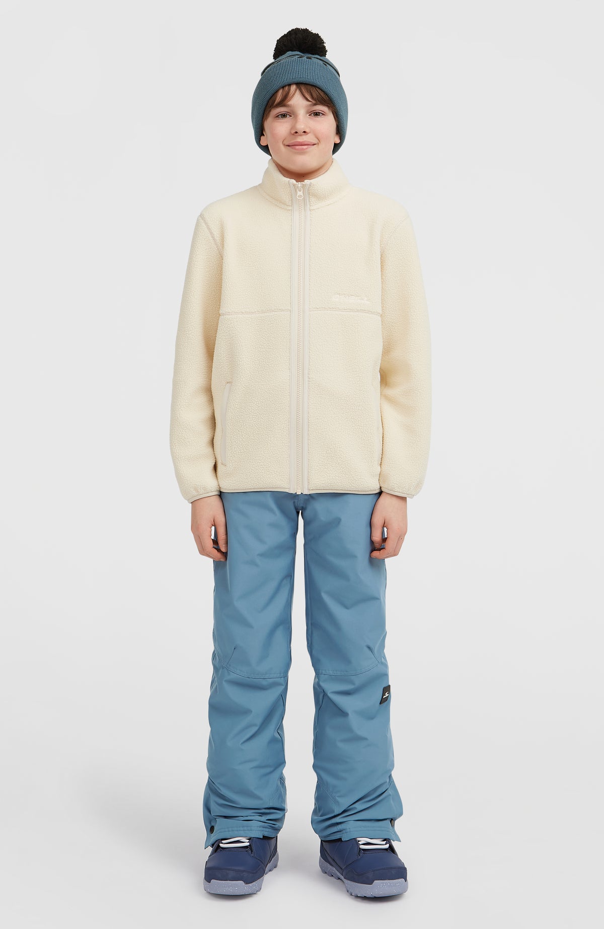 High-Pile fleecevest met volledige rits | Macaron