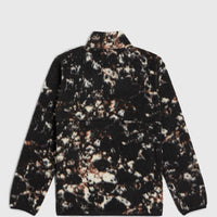 High-Pile fleecevest met volledige rits | Black/Beige Quarry