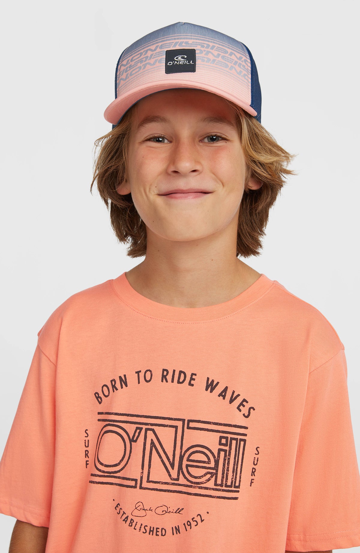 O'Neill Summer Camp truckerpet | Boys Pink Heritage O'Neill