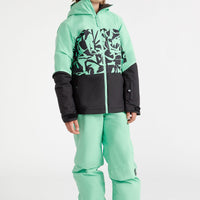 Ski Jas Carbonite | Green Scribble