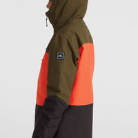 Carbonite wintersportjas | Forest Night Colour Block