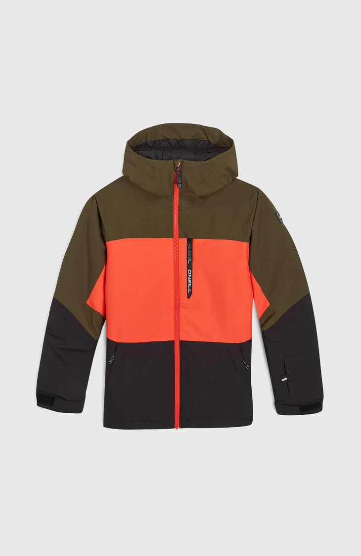 Carbonite wintersportjas | Forest Night Colour Block