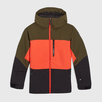 Carbonite wintersportjas | Forest Night Colour Block