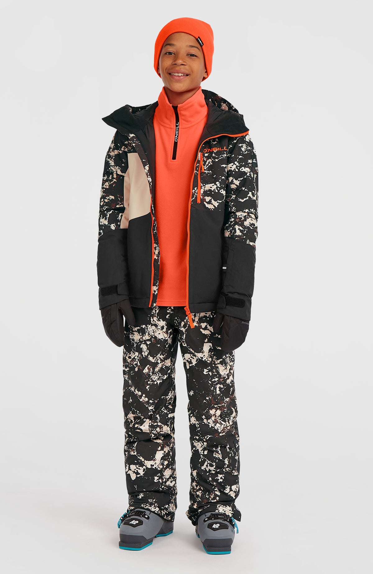 FWC'Cruz Triple wintersportjas | Black/Beige Quarry