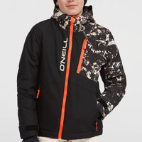 FWC'Cruz Block wintersportjas | Black/Beige Quarry