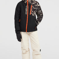 FWC'Cruz Block wintersportjas | Black/Beige Quarry