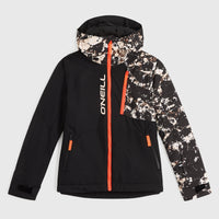 FWC'Cruz Block wintersportjas | Black/Beige Quarry