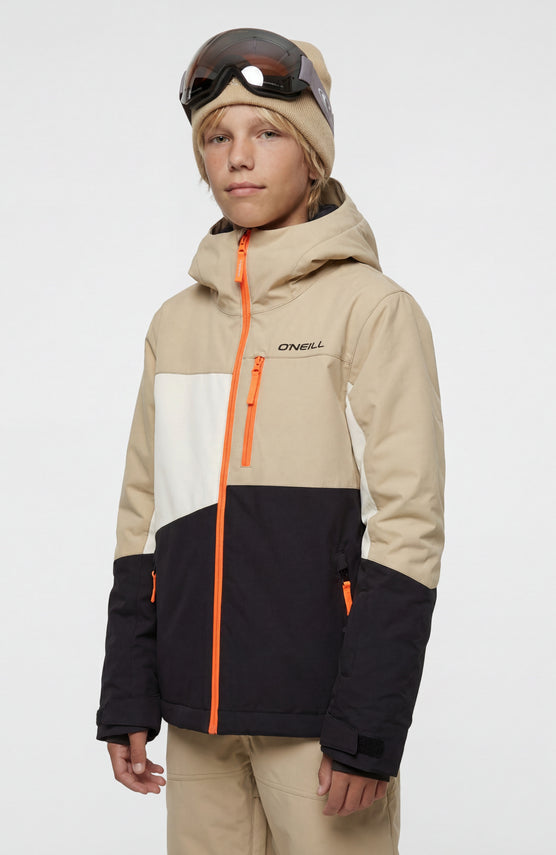 FWC'Cruz Triple wintersportjas | Olive Blush Colour Block
