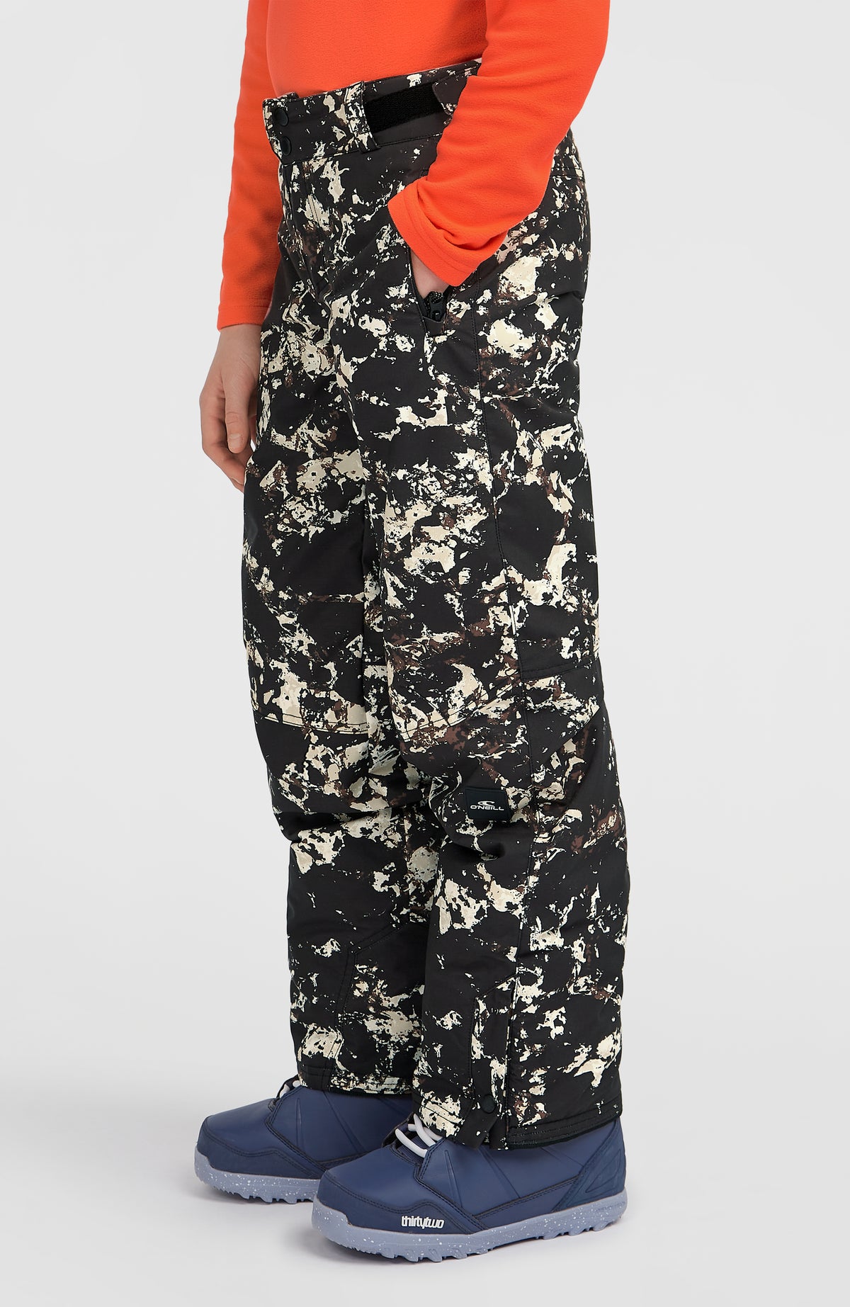 FWC'Cruz wintersportbroek | Black/Beige Quarry