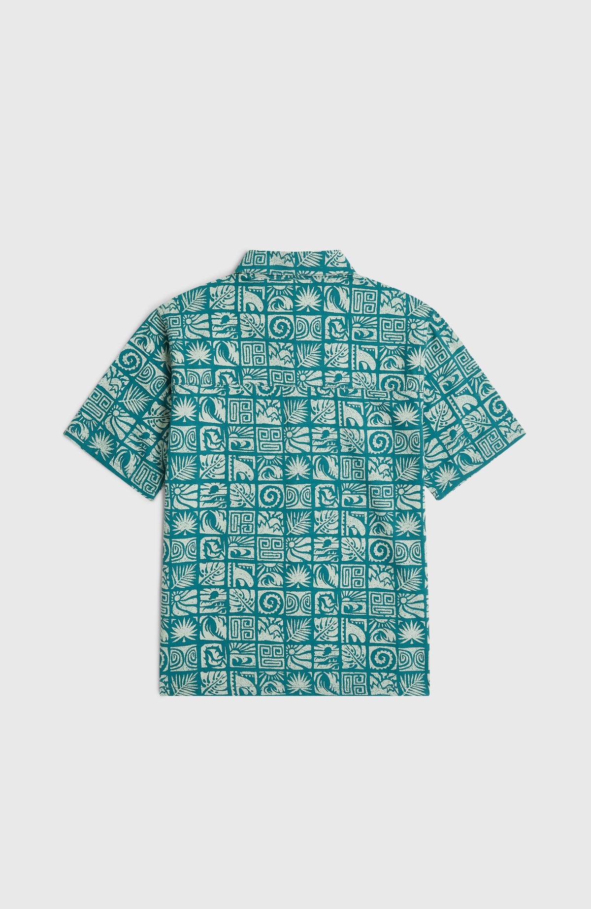 Print overhemd | Blue Bricks