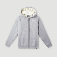 Surf State Sherpa Lined Hoodie | Silver Melee