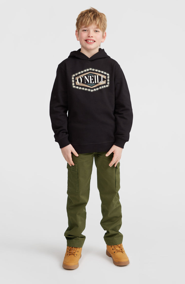 Front Print hoodie | Black Out