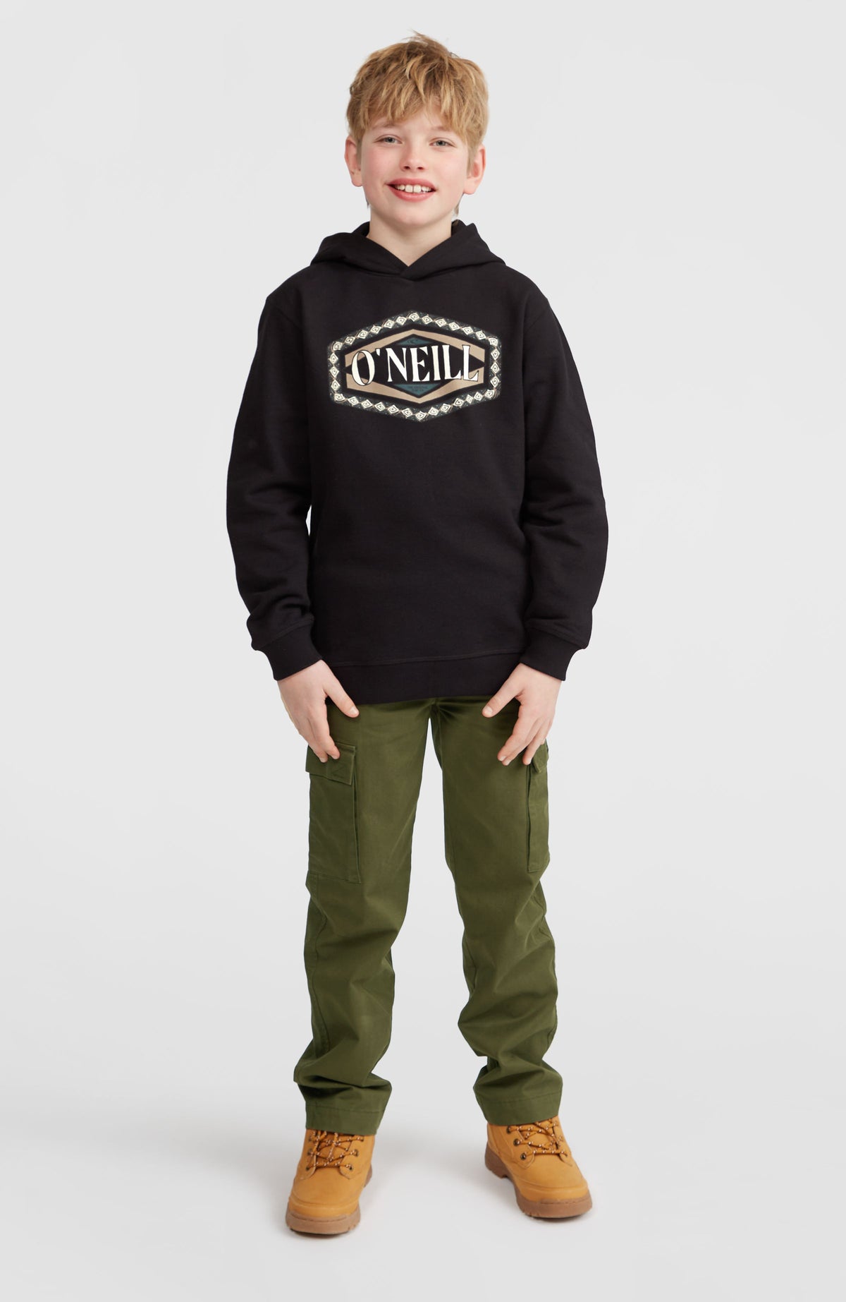 Front Print hoodie | Black Out