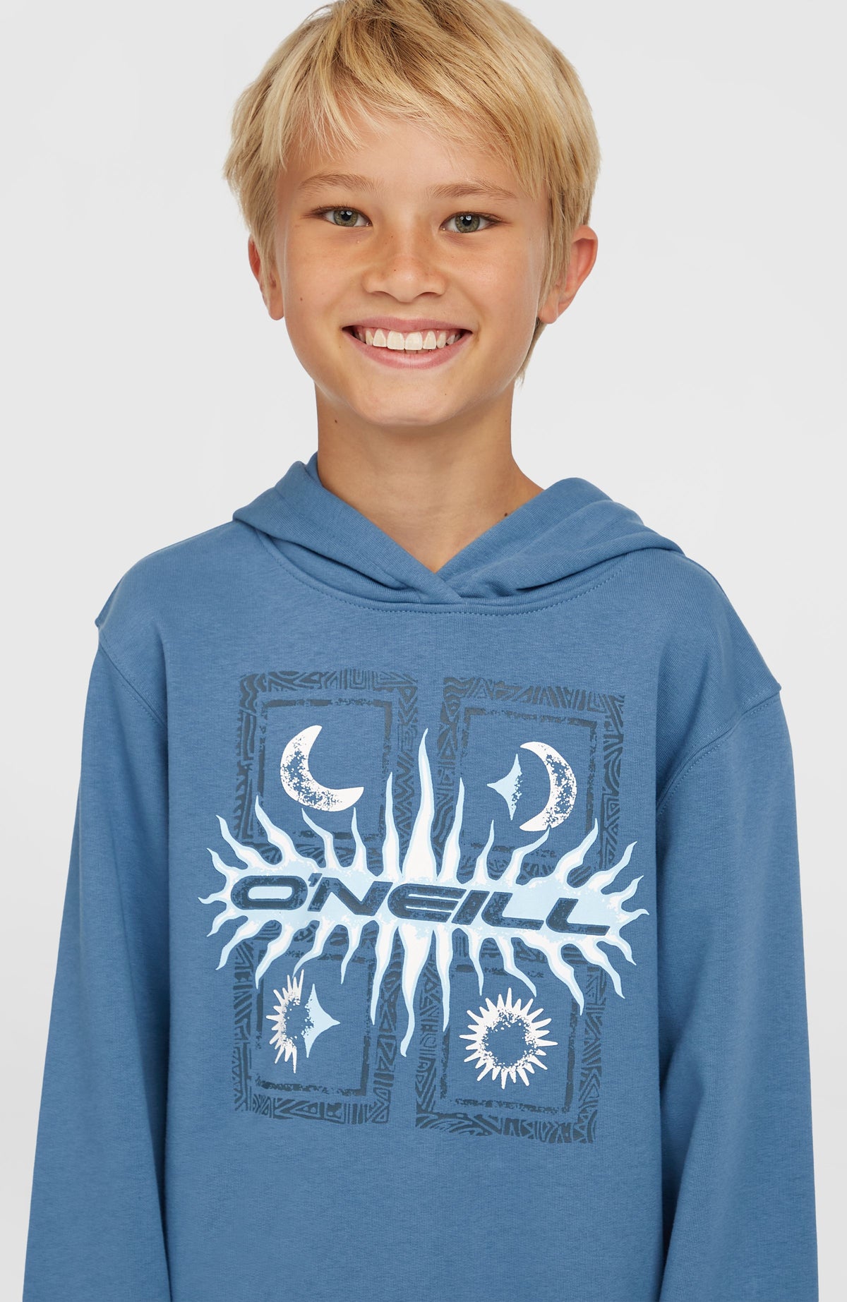 Graphic hoodie | Copen Blue