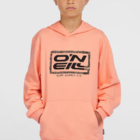 Logo hoodie | Coral Pop