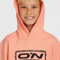 Logo hoodie | Coral Pop