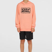 Logo hoodie | Coral Pop