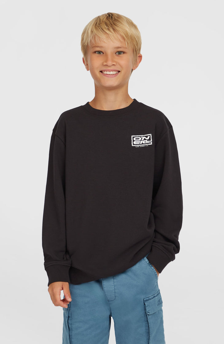 Logo Crew sweater | Black Out