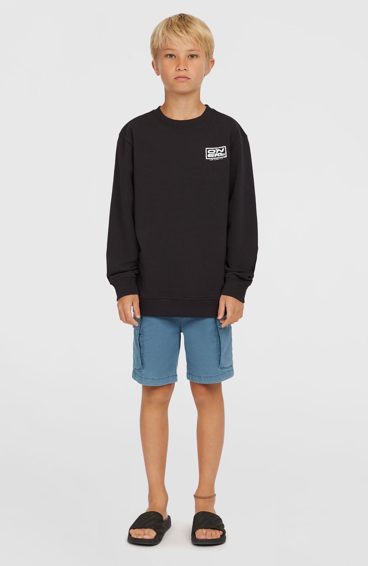 Logo Crew sweater | Black Out