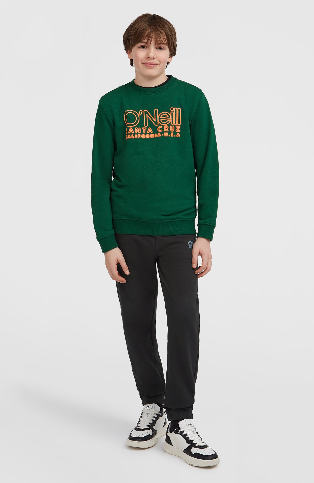 Essentials Crew sweater | Emerald Envy