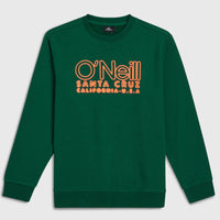Essentials Crew sweater | Emerald Envy