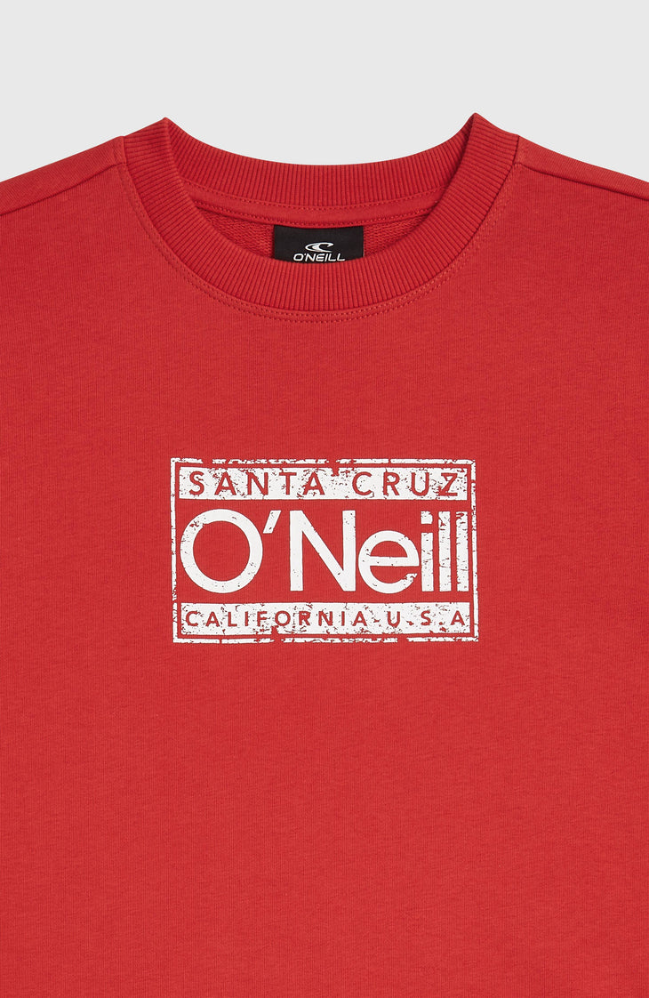 Cali Crew sweater | High Risk Red