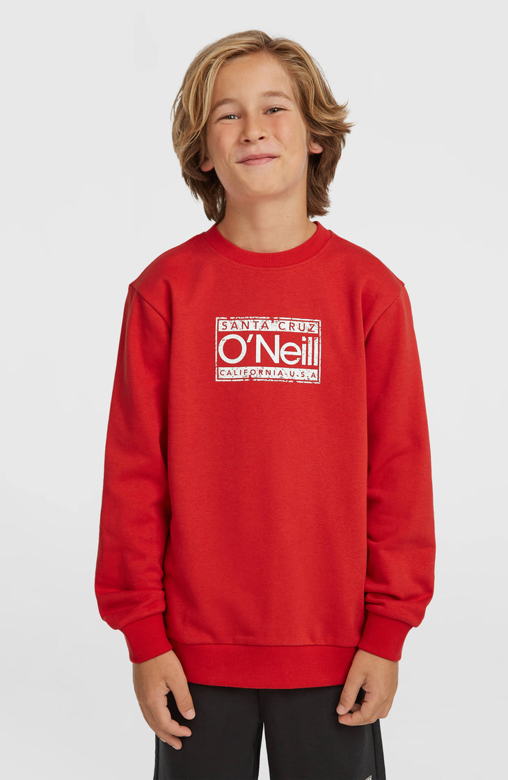 Cali Crew sweater | High Risk Red