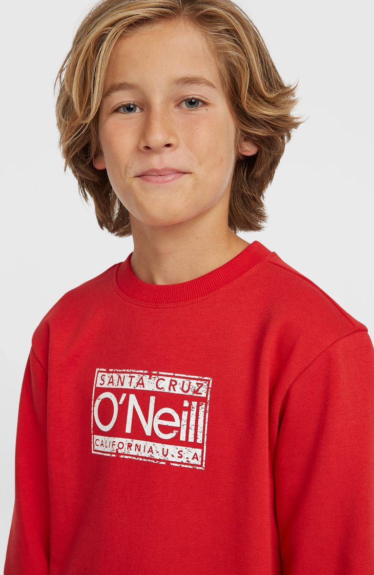 Cali Crew sweater | High Risk Red