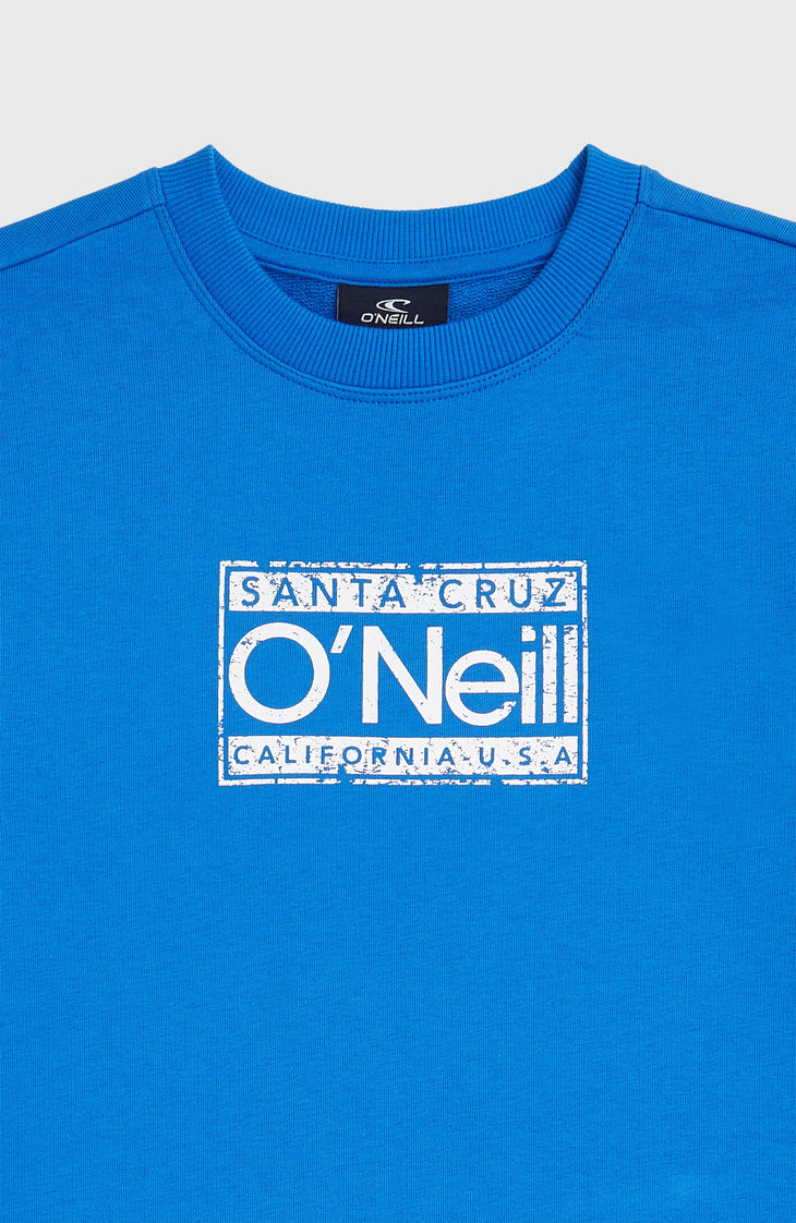 Cali Crew sweater | Mediterranean Blue