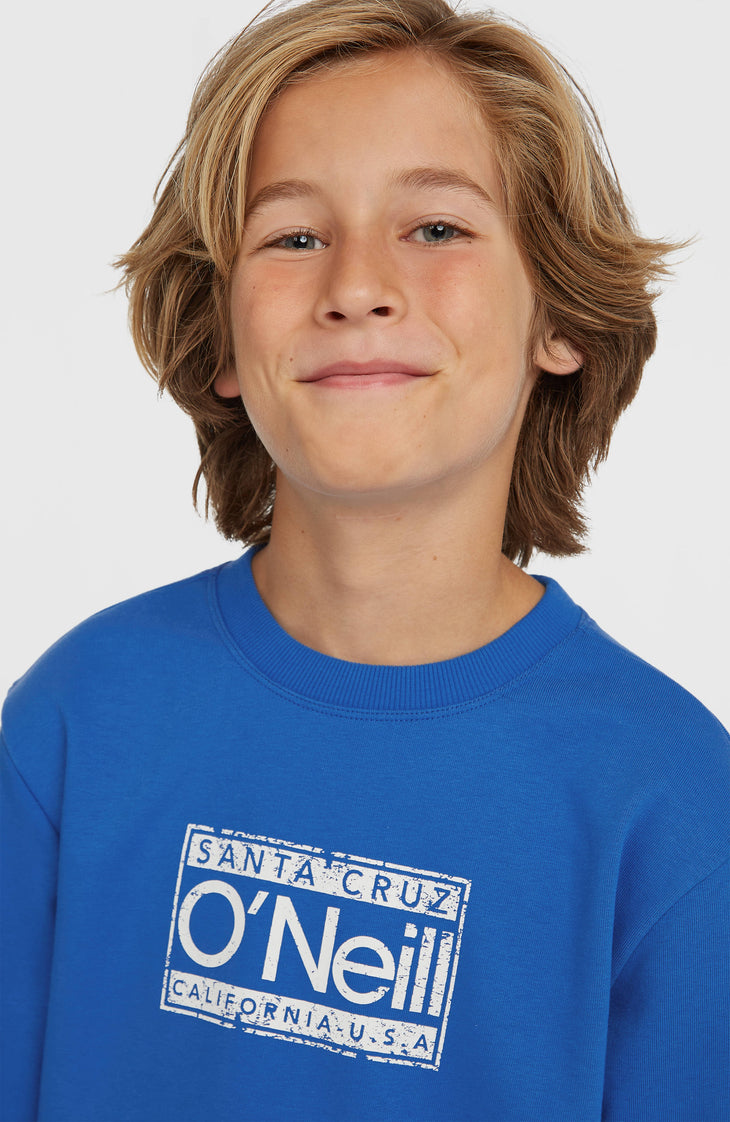Cali Crew sweater | Mediterranean Blue
