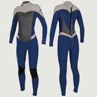 Flair Back Zip 4/3mm Full Wetsuit | Dark Blue