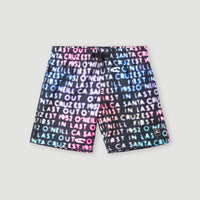 Zwemshort Cali Gradient 14'' | Black Neon Lights