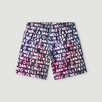 Zwemshort Cali Gradient 14'' | Black Neon Lights