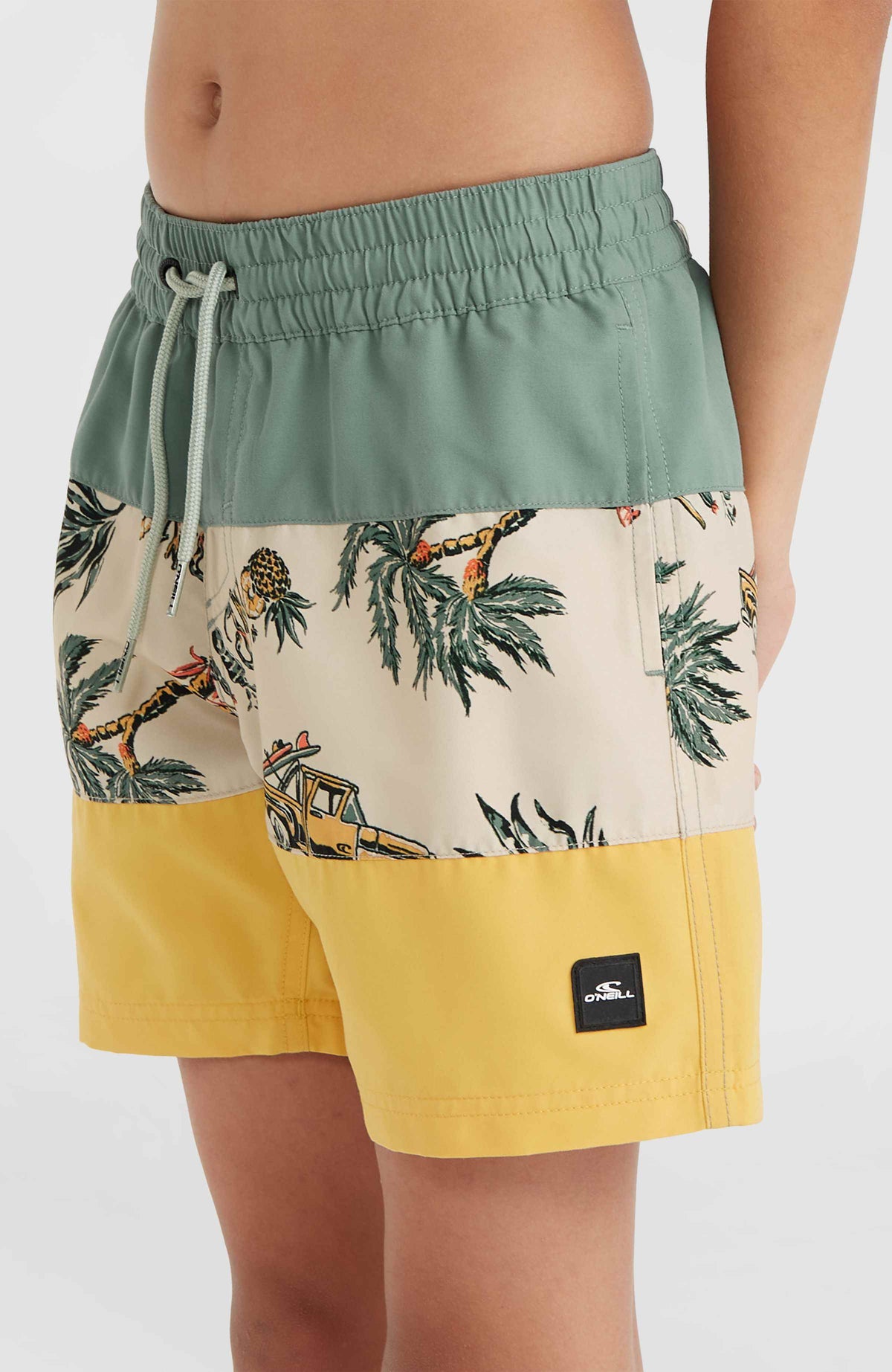 Mix and Match Cali Block 13'' zwembroek | Beige Venice Beach