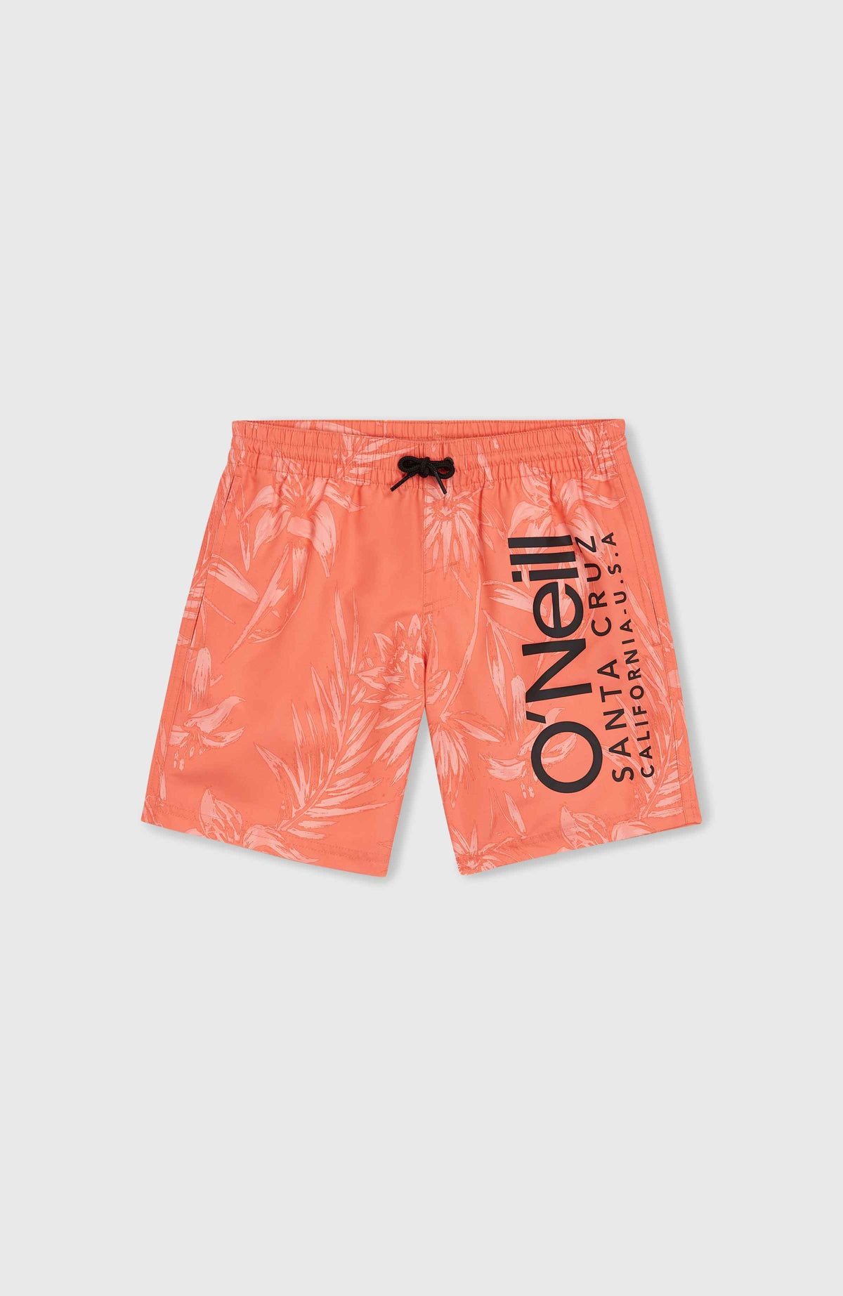 Mix and Match Cali Floral 14'' zwembroek | Living Coral Tonal Tropicana