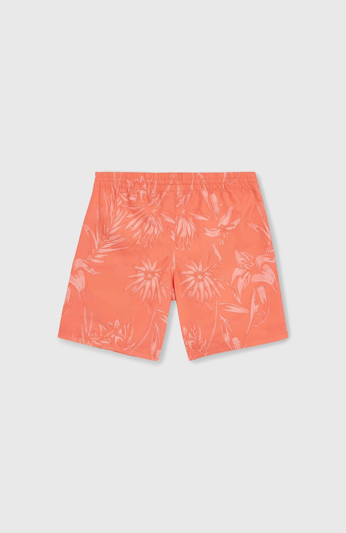 Mix and Match Cali Floral 14'' zwembroek | Living Coral Tonal Tropicana