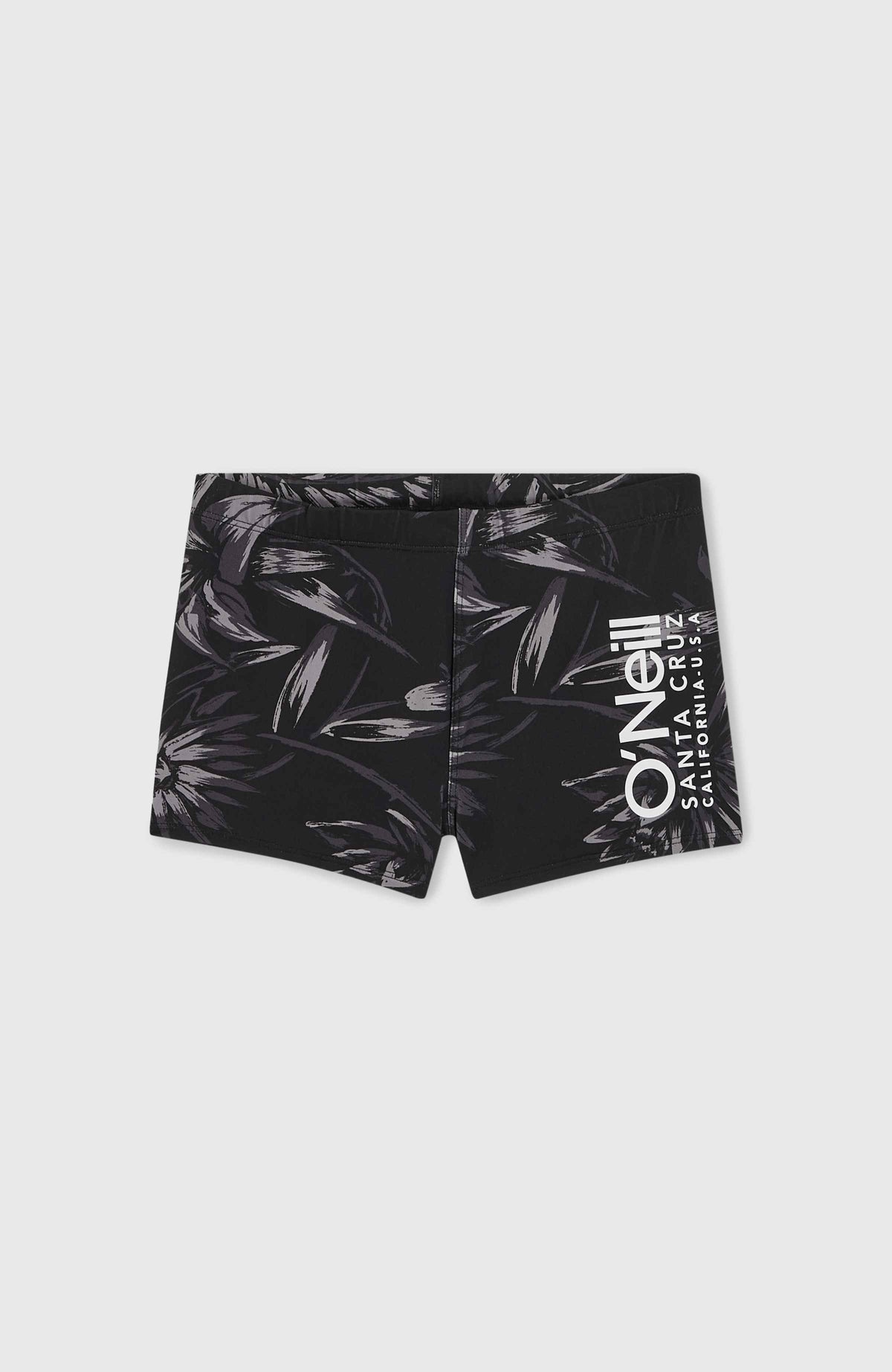 Mix and Match Crazy 8'' zwemboxer | Black Tonal Tropican