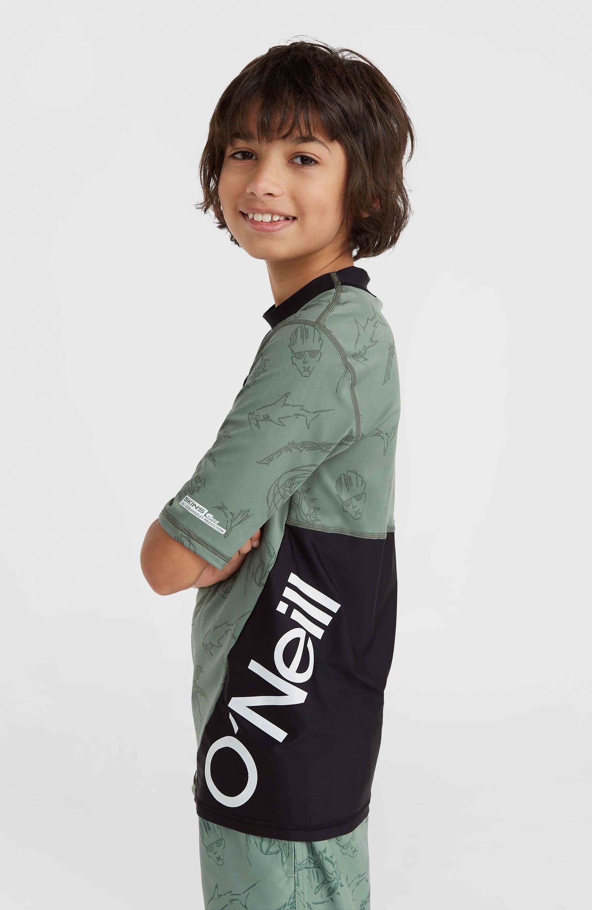 Mix and Match Crazy shirt met korte mouwen | Green Vintage Surfer