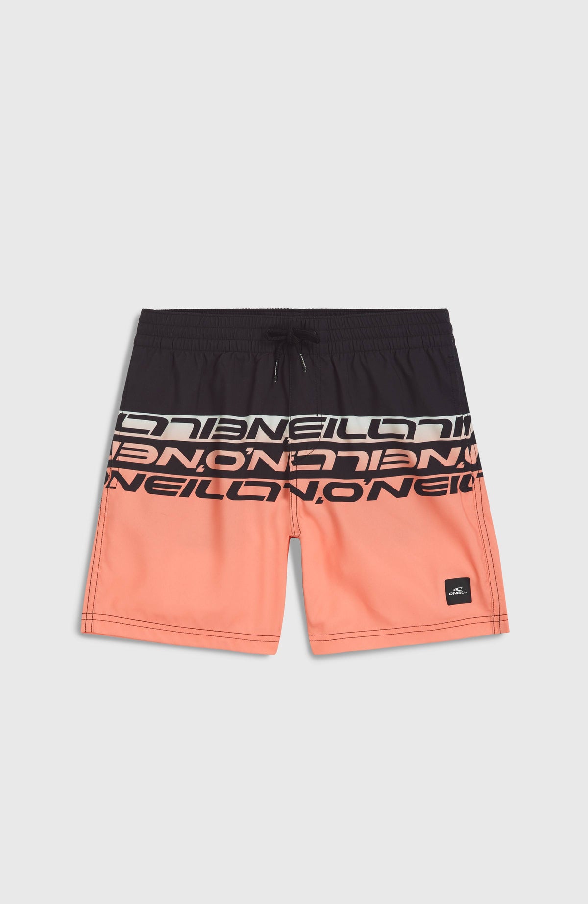 Cali Stripe 14'' zwembroek | Coral Upside Down