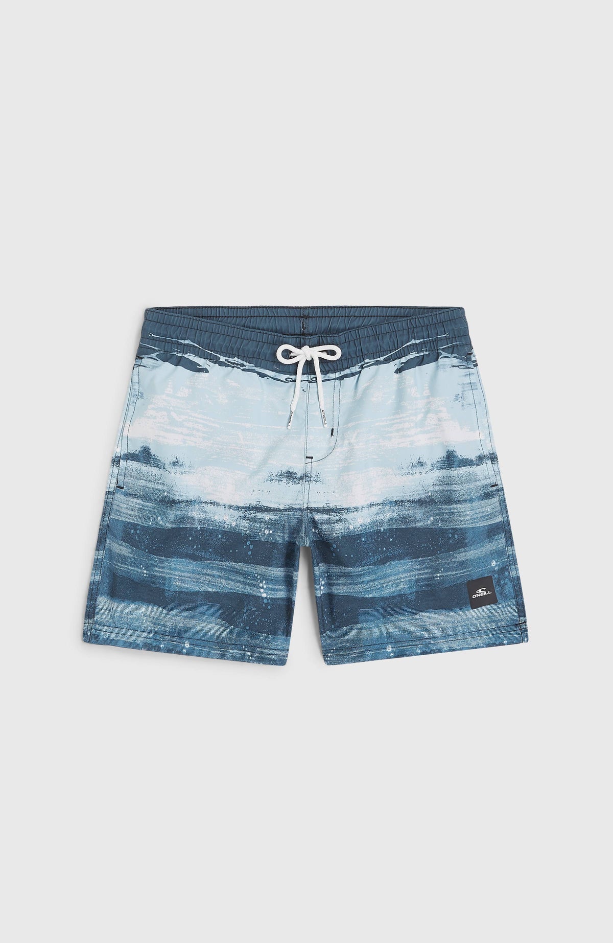 Cali Gradient 14'' zwembroek | Blue Melted Stripe Boys