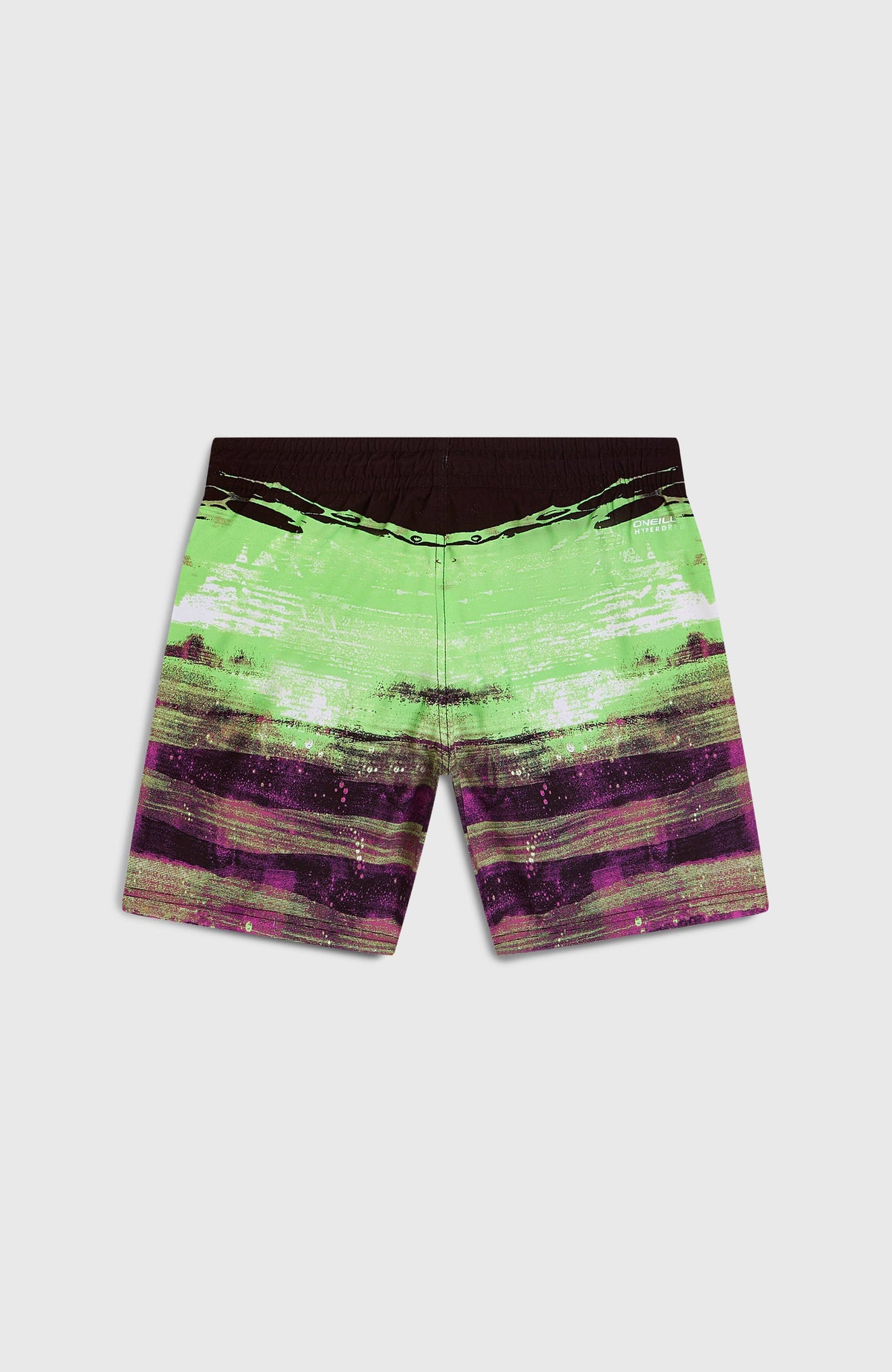Cali Gradient 14'' zwembroek | Black Melted Stripe Boys