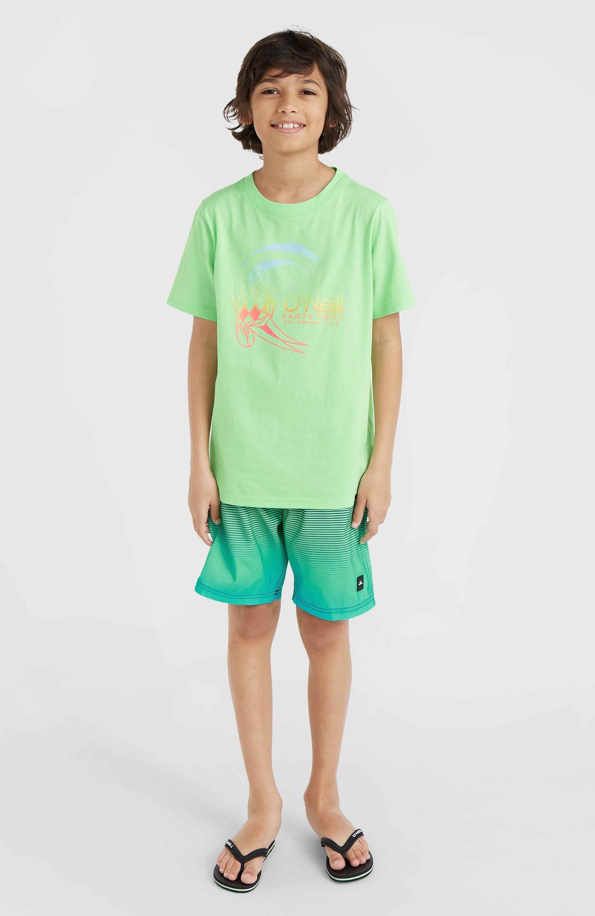 Circle Surfer T-shirt | Neon Green