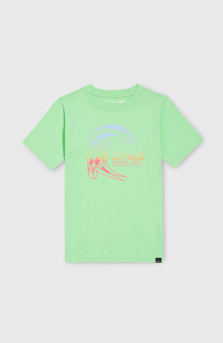 Circle Surfer T-shirt | Neon Green